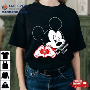Mickey Mouse Love San Francisco 49ers Shirt