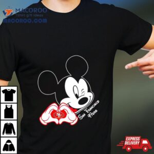 Mickey Mouse Love San Francisco Ers Tshirt