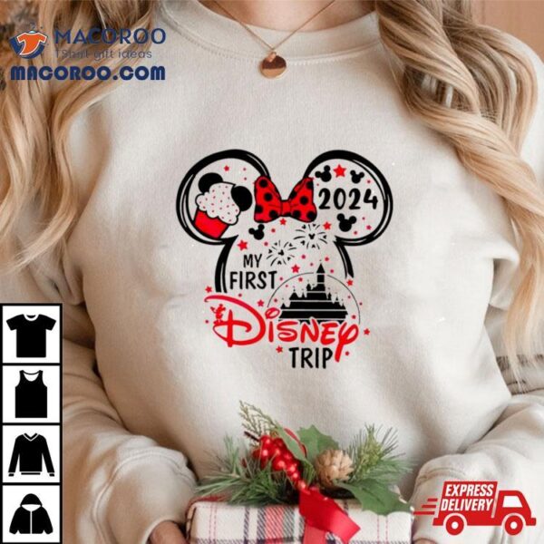 Mickey Mouse My First Disney Trip 2024 Shirt