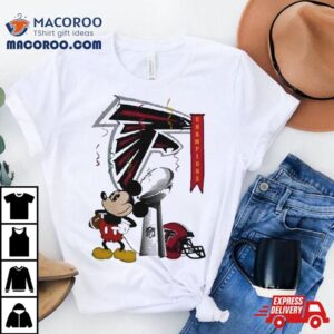 Mickey Mouse Nfl Atlanta Falcons Football Super Bowl Champions Helmet Logo Shirt