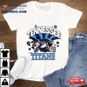 Mickey Mouse Player Tennessee Titans Football Helmet Logo Character Shirt