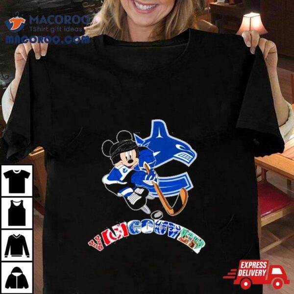 Mickey Mouse Player Vancouver Sports Shirt