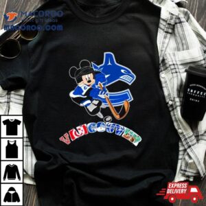 Mickey Mouse Player Vancouver Sports Tshirt