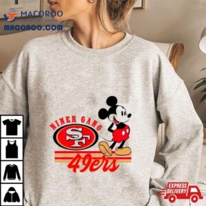 Mickey Mouse San Francisco Ers Niner Gang Tshirt