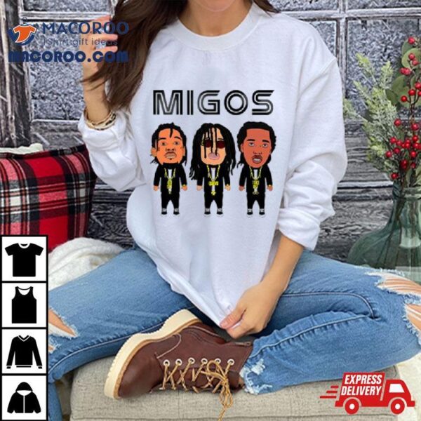 Migos Hip Hop Offset Quavo Takeoff Shirt