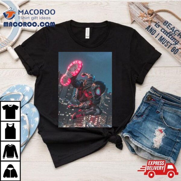 Miles Morales 2020 Suit Go To Suit In Spider Man 2 T Shirt