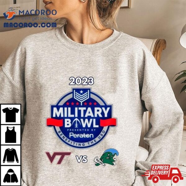 Military Bowl Virginia Tech Vs. Tulane Navy Marine Corps Mem. Stadium Annapolis Md 2023 Shirt