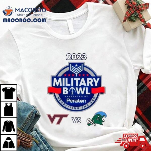 Military Bowl Virginia Tech Vs. Tulane Navy Marine Corps Mem. Stadium Annapolis Md 2023 Shirt