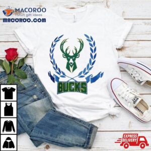 Milwaukee Bucks Fisll Heritage Crest Tshirt