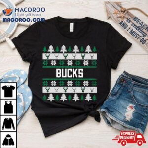 Milwaukee Bucks Holiday Ugly Christmas Shirt