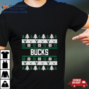 Milwaukee Bucks Holiday Ugly Christmas Shirt