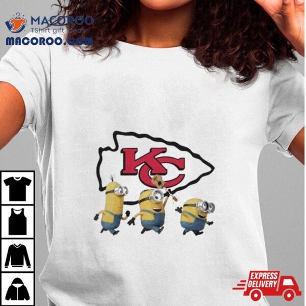 Minions Team Kansas City Chiefs Football Nfl Logo Shirt