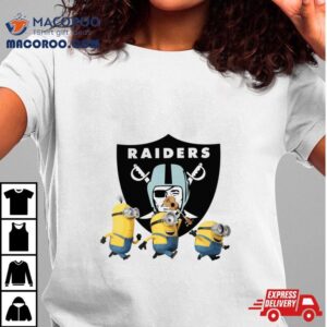 Minions Team Las Vegas Raiders Football Nfl Logo Tshirt