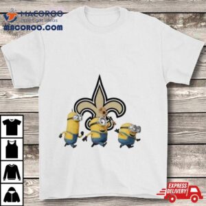 Minions Team New Orleans Saints Football Nfl Logo Tshirt