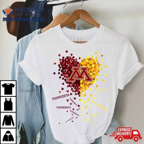 Minnesota Golden Gophers Tiny Heart Shape 2023 Shirt