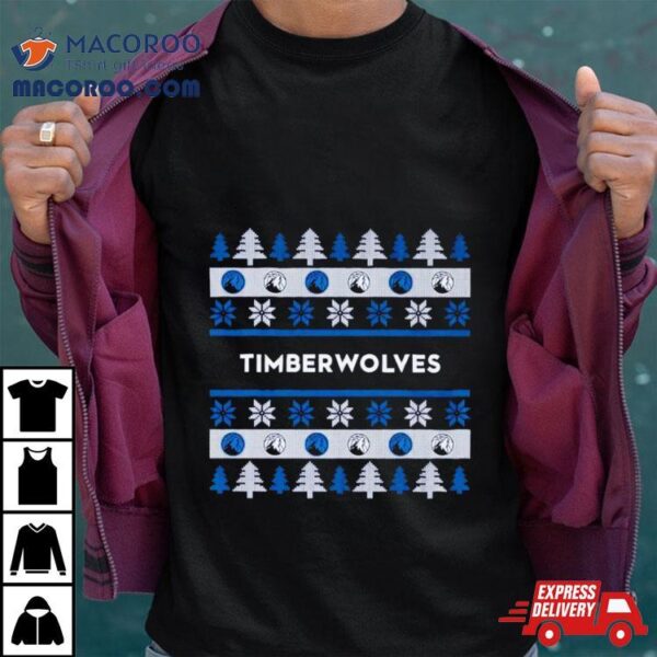 Minnesota Timberwolves Holiday Ugly Christmas Shirt