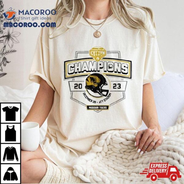 Missouri Tigers Goodyear Cotton Bowl Champions 2023 T Shirt