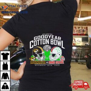 Missouri Tigers Vs Ohio State Buckeyes Cotton Bowl Matchup Tshirt