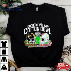 Missouri Tigers Vs Ohio State Buckeyes Cotton Bowl Matchup Tshirt