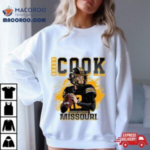 Mizzou Tigers Brady Cook Football Ncaa Tshirt