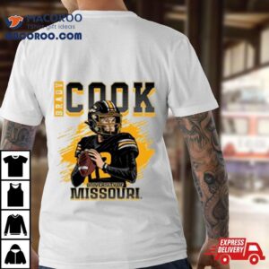 Mizzou Tigers Brady Cook Football Ncaa Tshirt