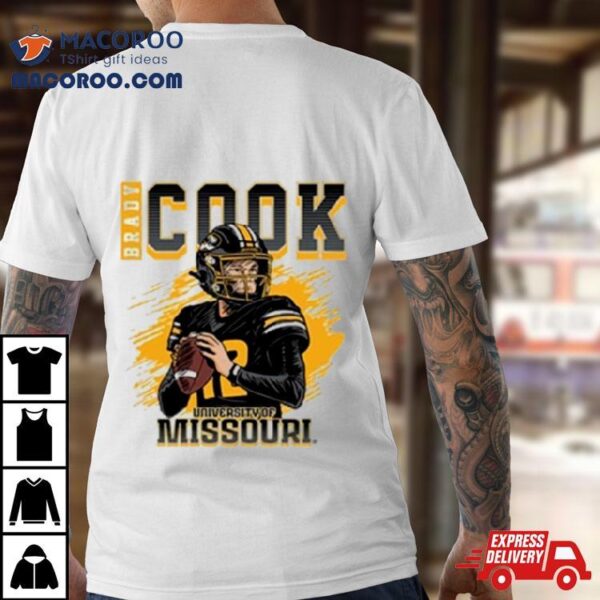 Mizzou Tigers Brady Cook Football Ncaa Shirt