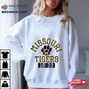 Mizzou Tigers Legacy Missouri Tigers Paw 18 39 Shirt