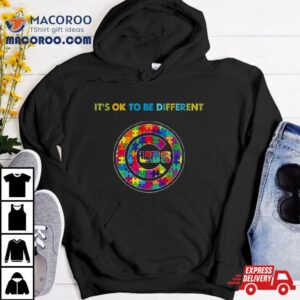 Mlb Chicago Cubs Autism It S Ok To Be Differen Tshirt