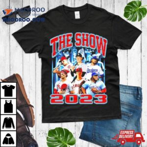 Mlb Harper Homers Shohei Ohtani Mookie Betts Vladimir Guerrero Jr. The Show 2023 T Shirt