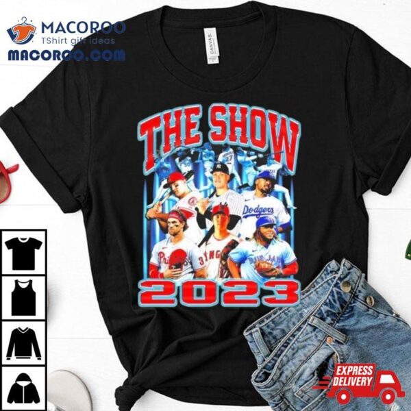 Mlb Harper Homers Shohei Ohtani Mookie Betts Vladimir Guerrero Jr. The Show 2023 T Shirt