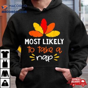 Most Likely To Shirt Matching Family Thanksgiving Pajamas