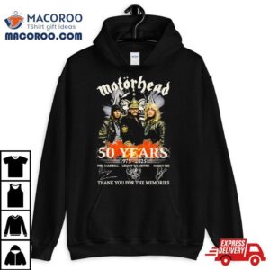 Motorhead Years Thank You For The Memories Tshirt