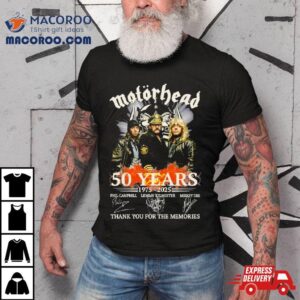 Motorhead Years Thank You For The Memories Tshirt