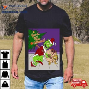 Mr Sanchez Steals Christmas Rick Grinch Tshirt