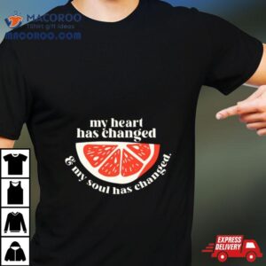 My Heart Has Changed Noah Kahan Orange Juice Tshirt