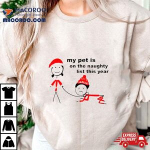 My Pet Is On The Naughty List This Year T Shirt