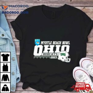 Myrtle Beach Bowl 2023 Ohio Bobcats Helmet Shirt