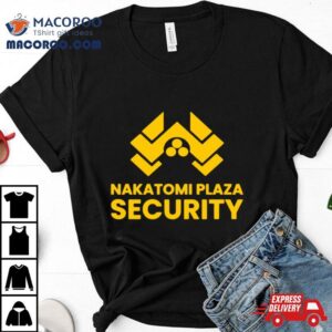 Nakatomi Plaza Security Movie Christmas Tshirt