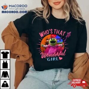 Nanalan Who S That Wonderful Girl Kids Show Monster Fun Tshirt