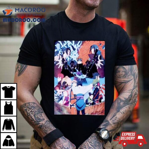 Naruto Shippuden 20th Anniversary Collage Shirt