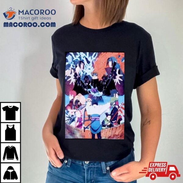 Naruto Shippuden 20th Anniversary Collage Shirt