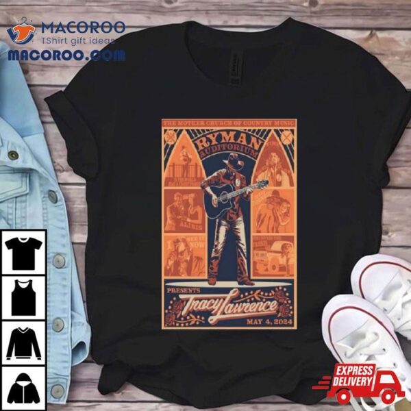 Nashville Tn May 4 2024 Tracy Lawrence Tour T Shirt