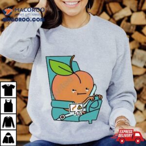 Nathanwpyle Peach Crying In Traffic T Shirt