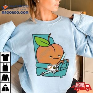 Nathanwpyle Peach Crying In Traffic T Shirt