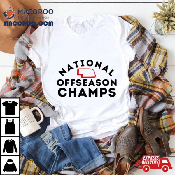 National Offseason Champs Nebraska Map Shirt