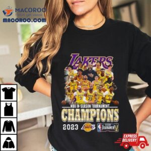 Nba In Season Tournament Champions 2023 Los Angeles Lakers All Players Shirt