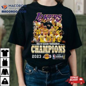 Nba In Season Tournament Champions Los Angeles Lakers All Players Tshirt