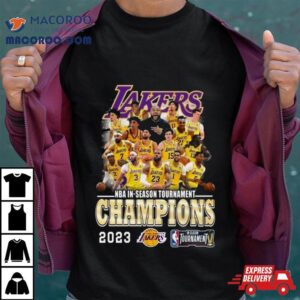 Nba In Season Tournament Champions Los Angeles Lakers All Players Tshirt