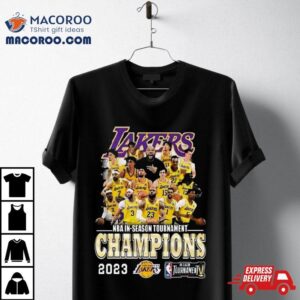 Los Angeles Lakers Advanced Nba In Season Tournament Championship T Shirt