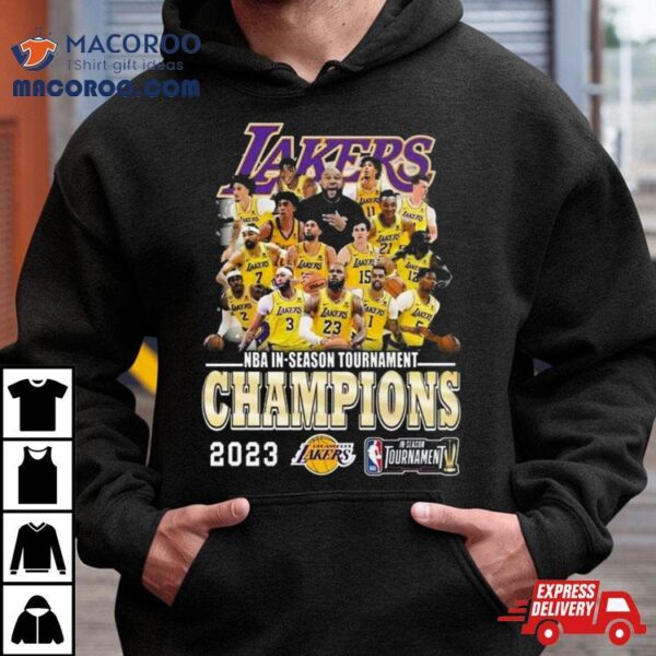 Nba In Season Tournament Champions 2023 Los Angeles Lakers T Shirt